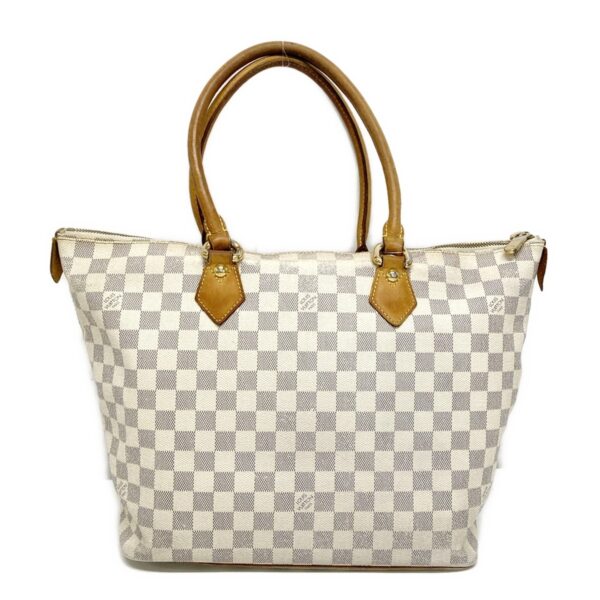 37396196 3 Louis Vuitton Saleya MM Handbag Damier Canvas Azure