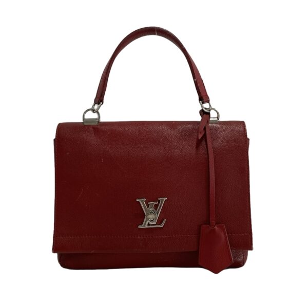 37396204 1 Louis Vuitton Lock Me II Handbag Ruby Calf Leather