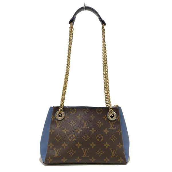 37396208 3 Louis Vuitton Surenne BB Shoulder Bag Blue Jean Monogram Canvas