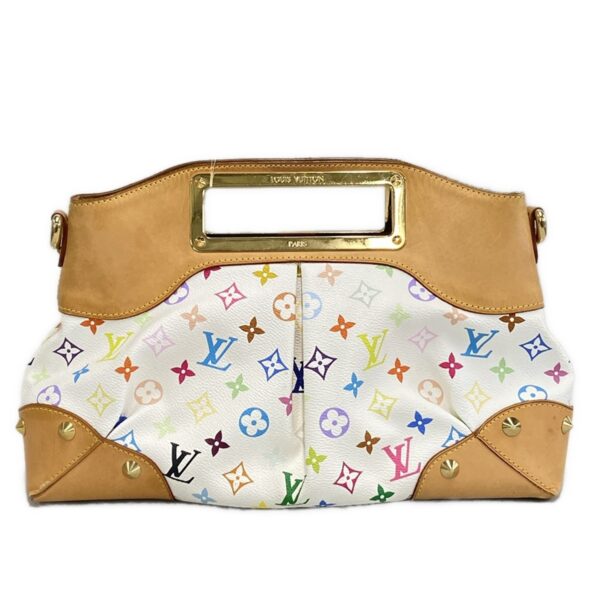 37396211 3 Louis Vuitton Judy MM Handbag Monogram Multicolor Canvas Bronne