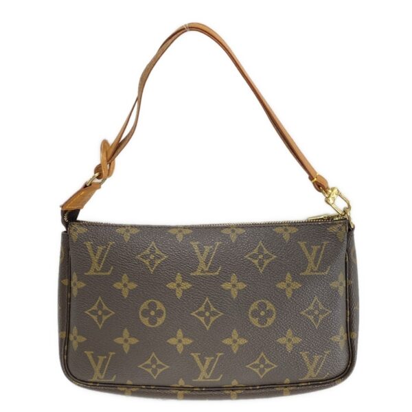 37396213 3 Louis Vuitton Pochette Accessoire Handbag Monogram Canvas