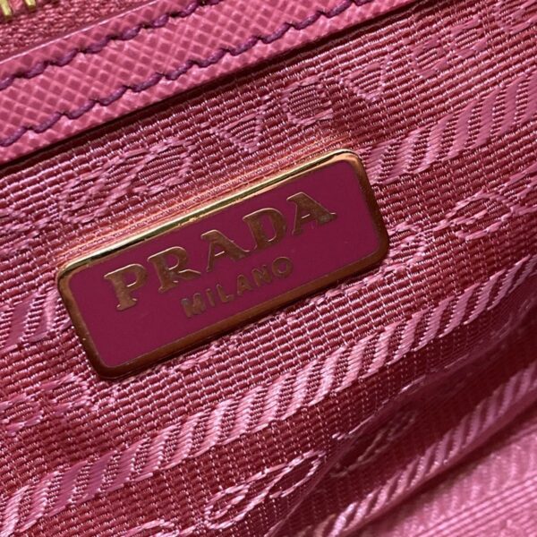 37396435 11 Prada Shoulder Bag Detachable Strap Saffiano Leather Pink