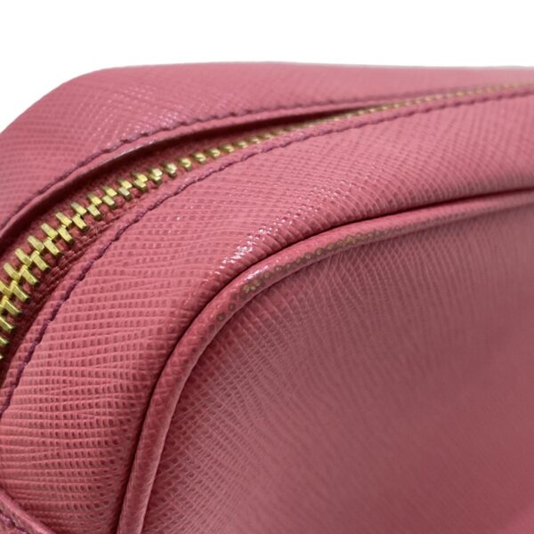 37396435 17 Prada Shoulder Bag Detachable Strap Saffiano Leather Pink