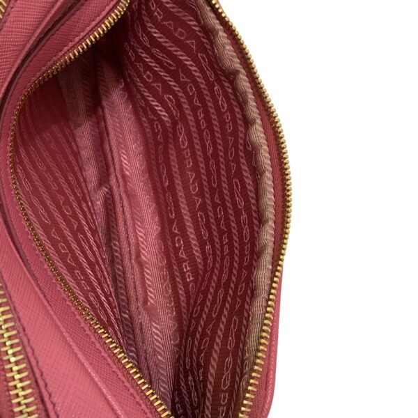 37396435 20 Prada Shoulder Bag Detachable Strap Saffiano Leather Pink