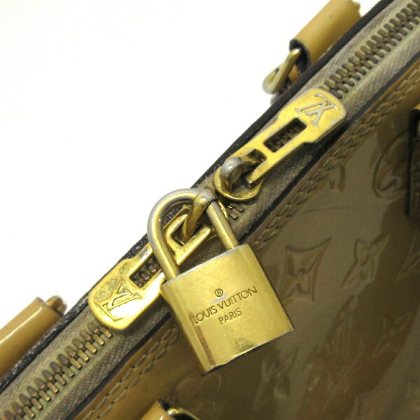 37396593 13 Louis Vuitton Alma PM Handbag Patent Leather Dune