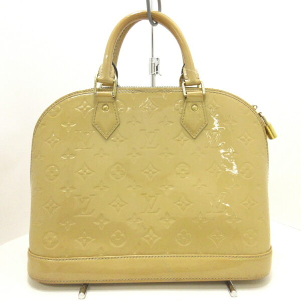 37396593 3 Louis Vuitton Alma PM Handbag Patent Leather Dune