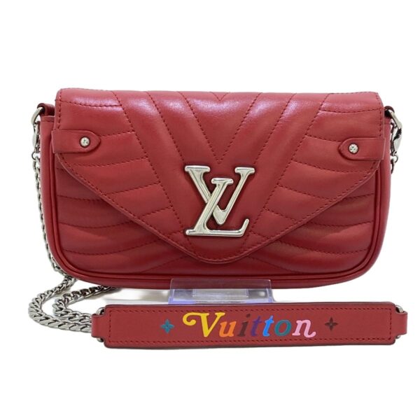 37397178 1 Louis Vuitton Pochette Chain Wallet Ecalato Leather