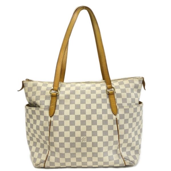 37397580 1 Louis Vuitton Totally MM Shoulder Bag Damier Azur