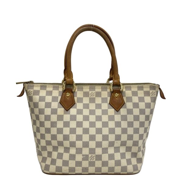 37397588 1 Louis Vuitton Saleya PM Handbag Damier Azur Canvas