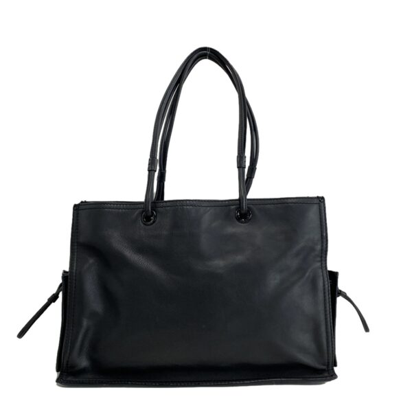 37397622 3 Loewe Shopper Tote Tote Bag Studs Crown Black Leather