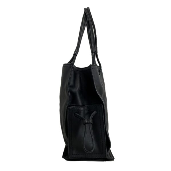 37397622 4 Loewe Shopper Tote Tote Bag Studs Crown Black Leather