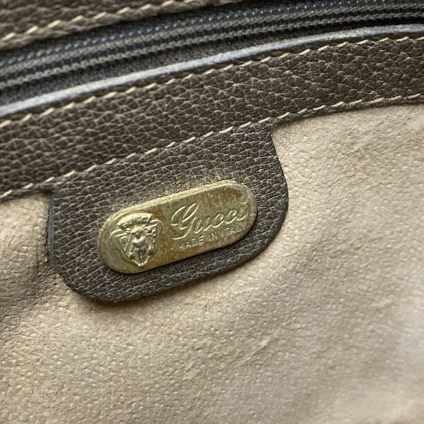 37397645 11 Gucci GG Plus Gucci Shoulder Bag Leather Beige Brown