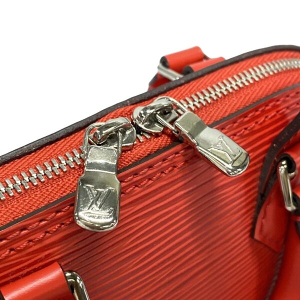 37412493 17 Louis Vuitton Nano Alma Shoulder Bag Coquelicot Leather