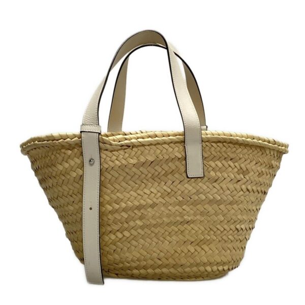 37413873 3 Loewe Basket Bag Handbag Basket Bag Natural White Leather