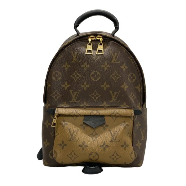 37414335 1 Louis Vuitton Palm Springs Backpack PM Rucksack Monogram Reverse Leather