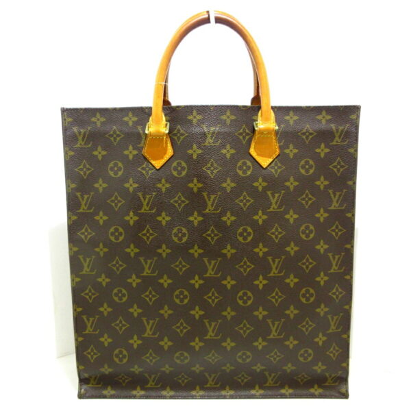 37414439 3 Louis Vuitton Sac Plat Handbag Monogram Canvas