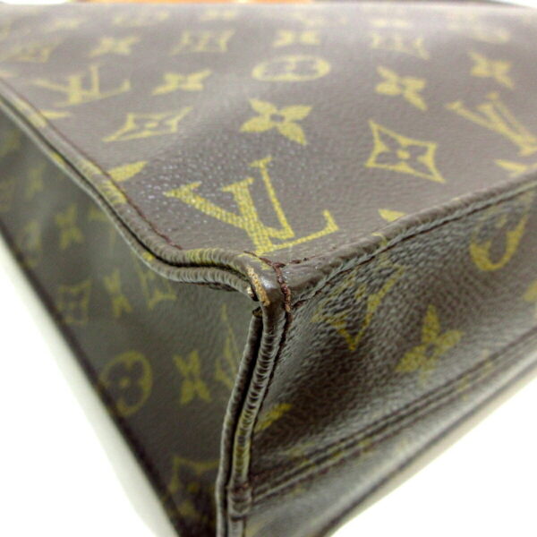 37414439 5 Louis Vuitton Sac Plat Handbag Monogram Canvas