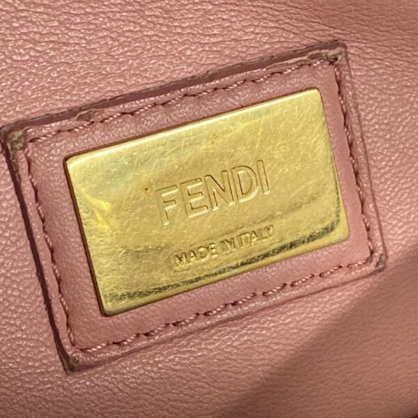 37414943 11 Fendi Peekaboo Iconic Medium Handbag Leather Beige