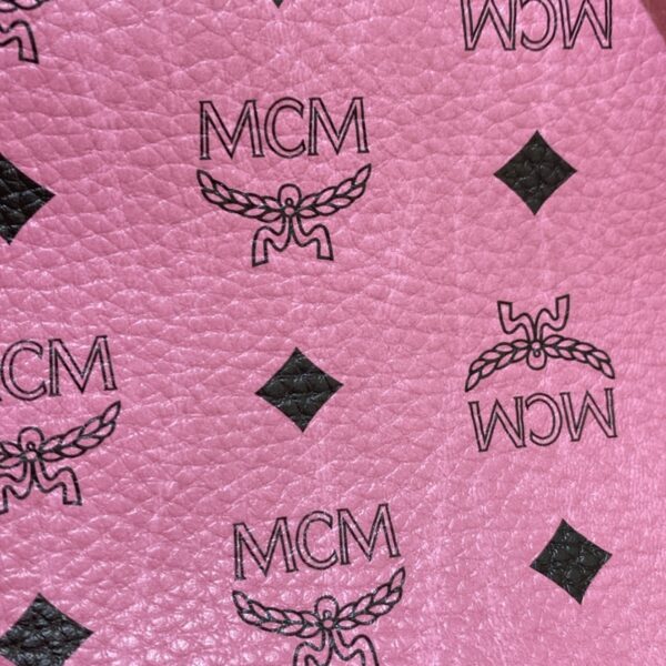 37417185 20 MCM Rucksack Studded Pink Black