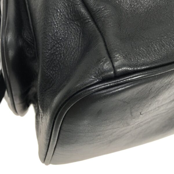 37467411 5 Saint Laurent Paris Shoulder Bag Drawstring Leather Black