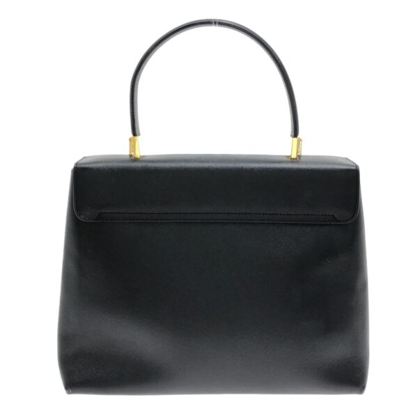 37467423 3 Salvatore Ferragamo Gancini Handbag Leather Black