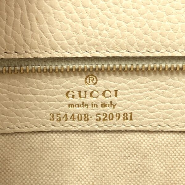 37467452 7 Gucci Swing Medium Tote Bag Leather Ivory