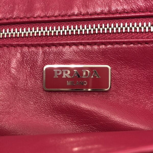 37467457 7 Prada Clutch Bag Leather Pink