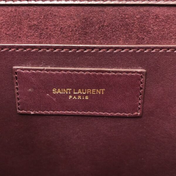 37467460 7 Saint Laurent Paris Betty Chain Shoulder Bag Leather Bordeaux