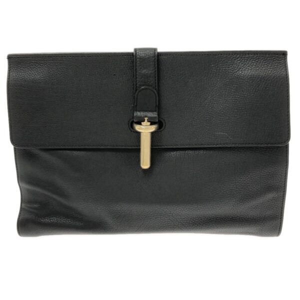 37467464 1 Balenciaga Tube Clutch Bag Leather Black