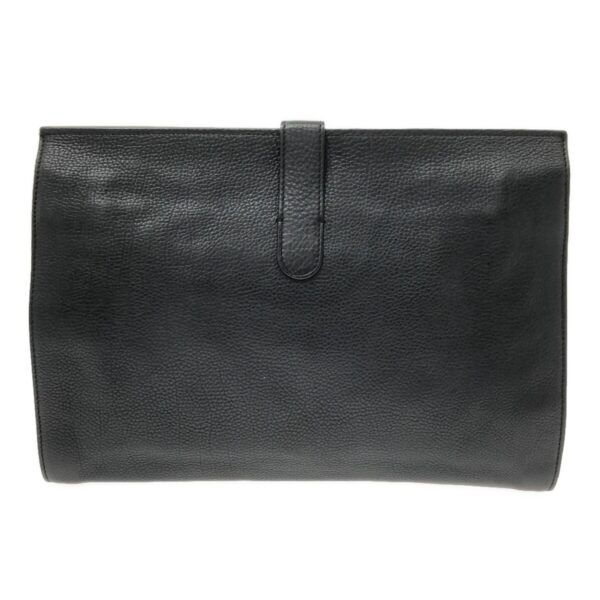 37467464 3 Balenciaga Tube Clutch Bag Leather Black