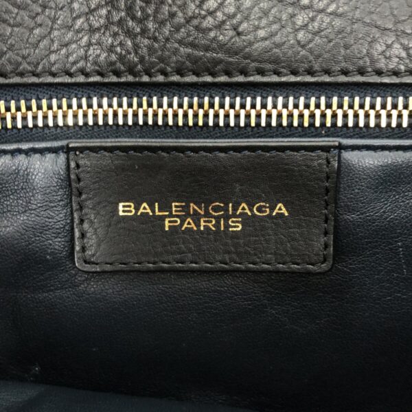 37467464 7 Balenciaga Tube Clutch Bag Leather Black