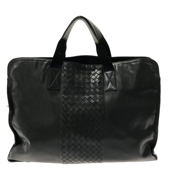 37467468 3 Bottega Veneta Intrecciato Tote Bag Leather Black