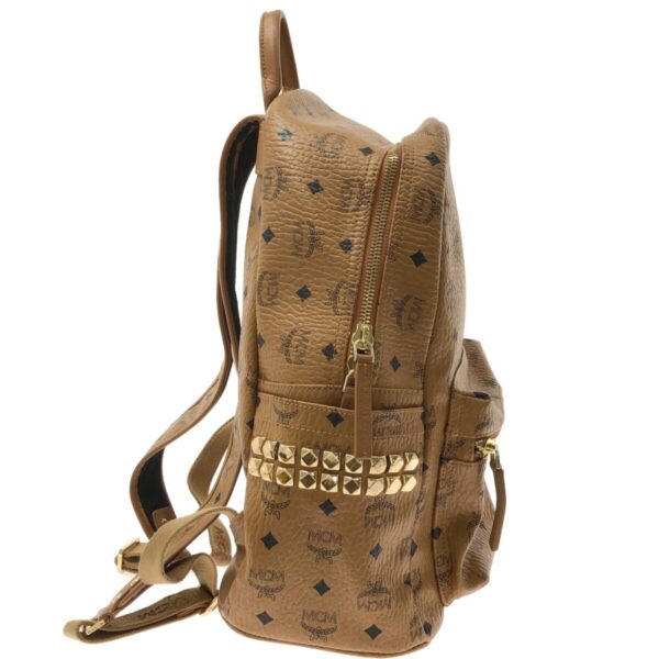 37467493 2 MCM Rucksack Studded Brown Black