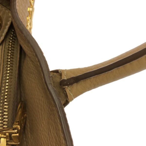 37467496 12 Prada Tote Bag Leather Beige