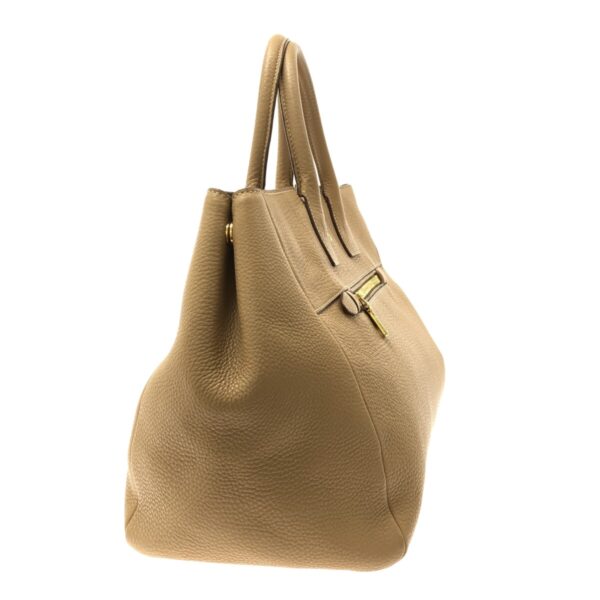 37467496 2 Prada Tote Bag Leather Beige