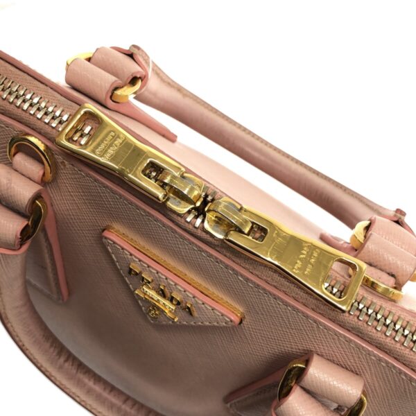 37467506 10 Prada Handbag Leather Pink Beige