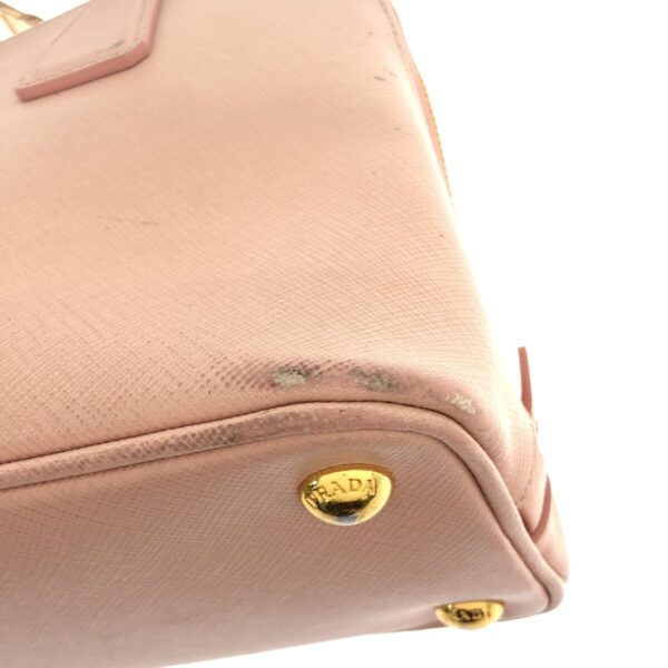 37467506 5 Prada Handbag Leather Pink Beige