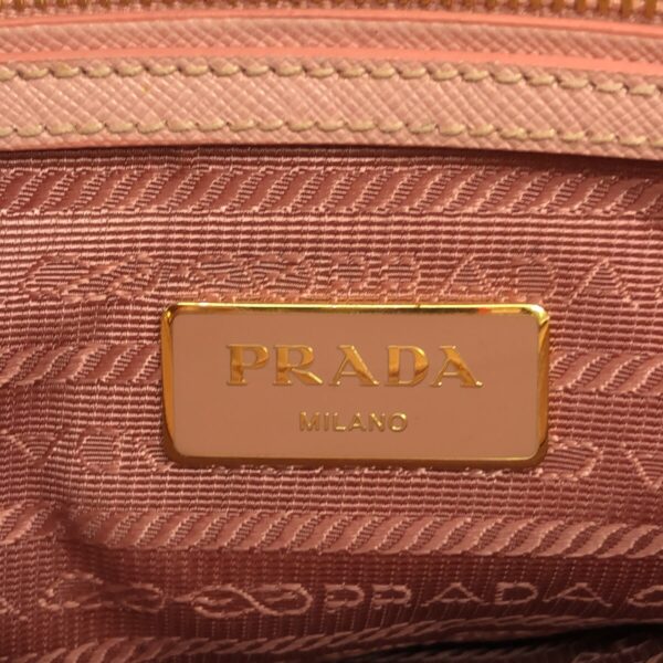 37467506 7 Prada Handbag Leather Pink Beige