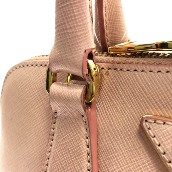 37467506 9 Prada Handbag Leather Pink Beige