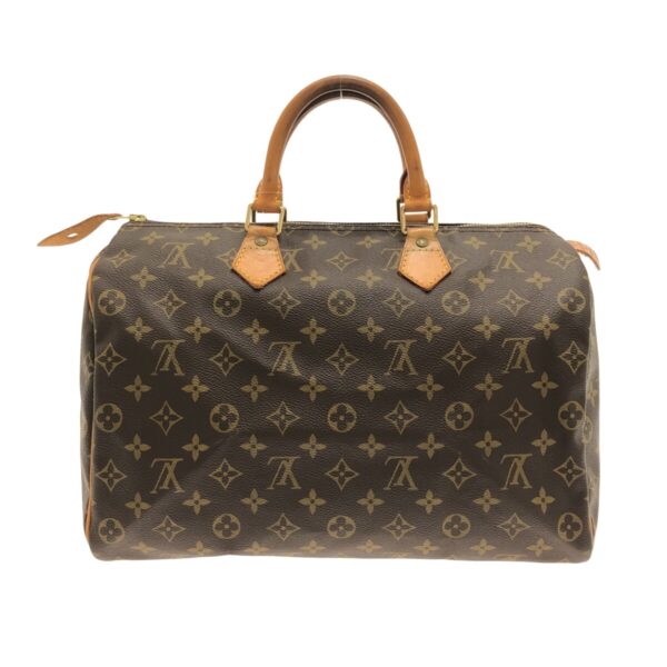 37468621 3 Louis Vuitton Speedy 35 Handbag Monogram Canvas