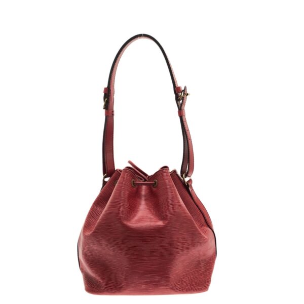 37468639 3 Louis Vuitton Petit Noe Shoulder Bag Castilian Red Leather