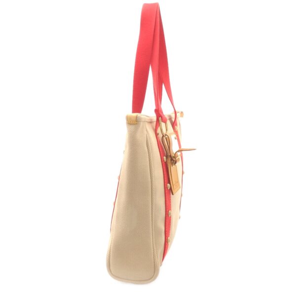 37468687 2 Louis Vuitton Hippo MM Tote Bag Beige Canvas