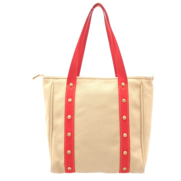 37468687 3 Louis Vuitton Hippo MM Tote Bag Beige Canvas