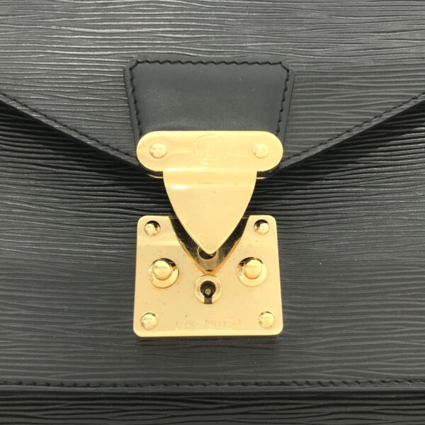 37468688 11 Louis Vuitton Monceau Handbag Noir Leather