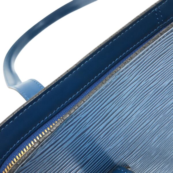 37468706 12 Louis Vuitton Rusac Shoulder Bag Toledo Blue Leather