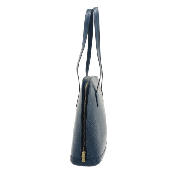 37468706 2 Louis Vuitton Rusac Shoulder Bag Toledo Blue Leather