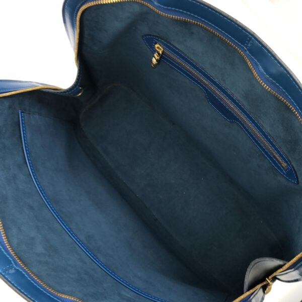 37468706 6 Louis Vuitton Rusac Shoulder Bag Toledo Blue Leather