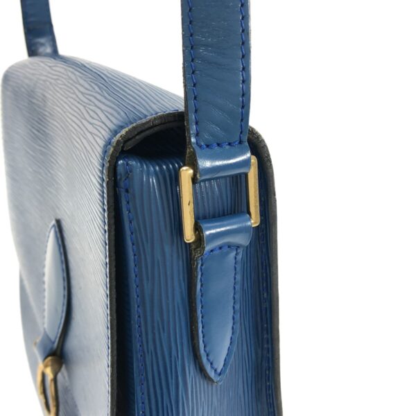 37485361 10 Louis Vuitton Saint Cloud Shoulder Bag Toledo Blue Leather