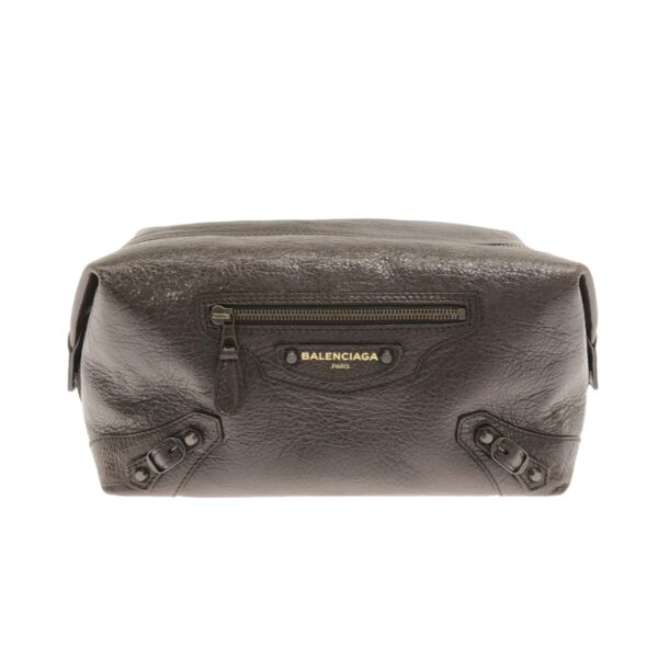 37485410 1 Balenciaga Clutch Bag Leather Brown