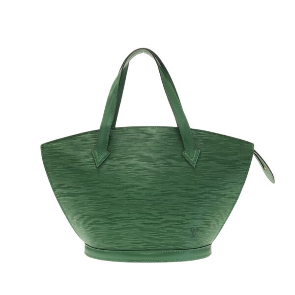 37485463 1 Louis Vuitton Saint Jacques Handbag Borneo Green Leather